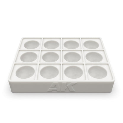 Silicone wells palette