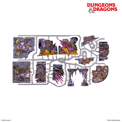 Dungeons & Dragons - Underdark Pre-Painted Terrain Set