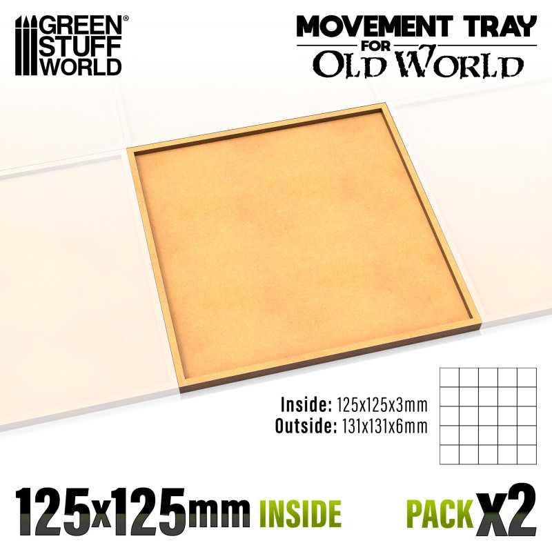 Bandejas de Movimiento DM - 125x125mm
