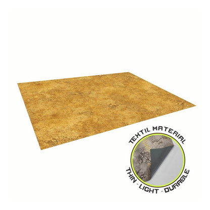 Bandua Mats: Arid Wastelands Play Mat 44"x60" by KRB Studio 11 Ed. Textil