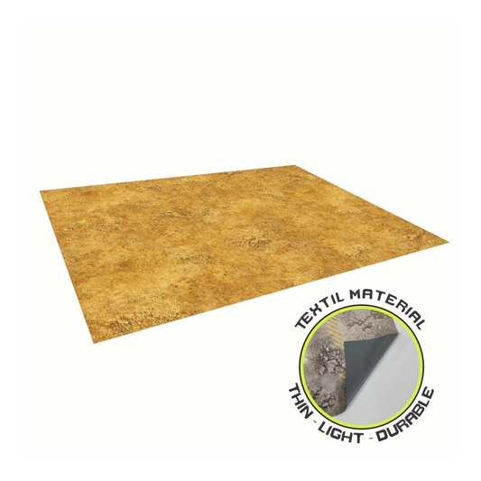Bandua Mats: Arid Wastelands Play Mat 44"x60" by KRB Studio 11 Ed. Textil