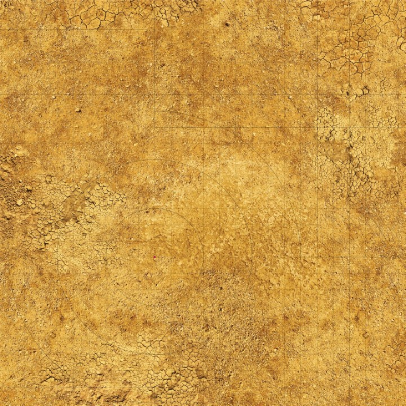 Bandua Mats: Arid Wastelands Play Mat 44"x60" by KRB Studio 11 Ed. Textil