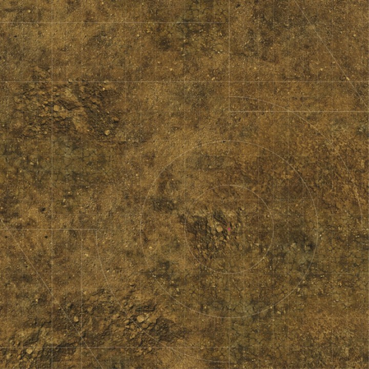 Bandua Mats: Scorched Earth Play Mat 44"x60" by KRB Studio 11 Ed. Textil