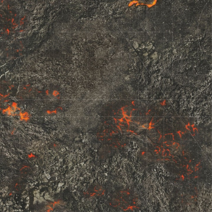 Bandua Mats: Volcanic World Play Mat 44"x60" by KRB Studio 11 Ed. Textil