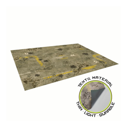 Bandua Mats: Warzone Alpha Play Mat 44"x60" by KRB Studio 11 Ed. Textil