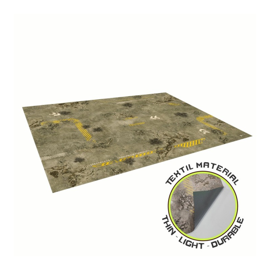 Bandua Mats: Warzone Alpha Play Mat 44"x60" by KRB Studio 11 Ed. Textil