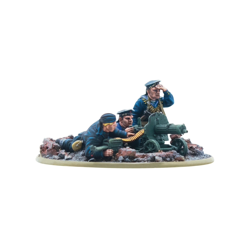 Soviet Naval Brigade Medium Machine Gun Team