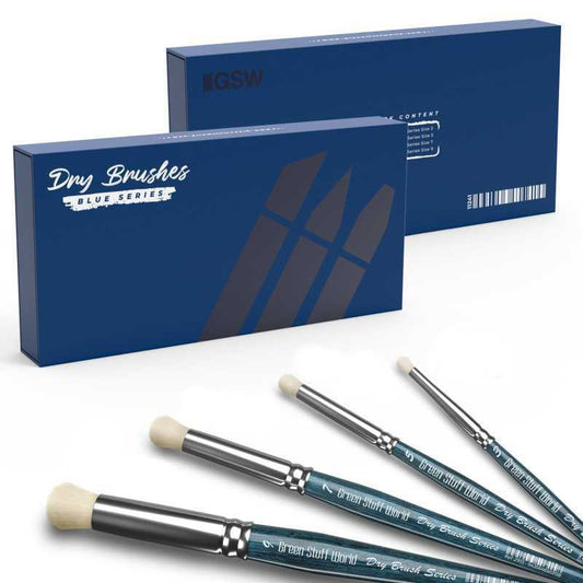 Green Stuff World - Set Pinceles Pincel Seco (Blue Series)