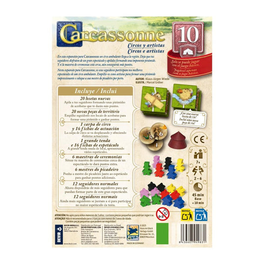 Carcassonne - Circos y Artistas (Exp. 10)