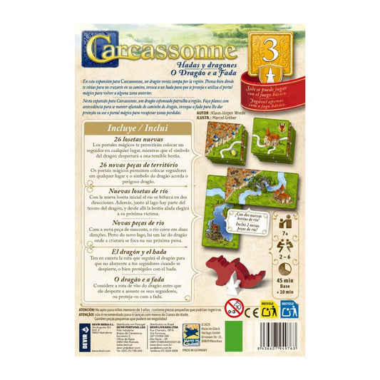 Carcassonne - Dragones y Hadas (Exp. 3)