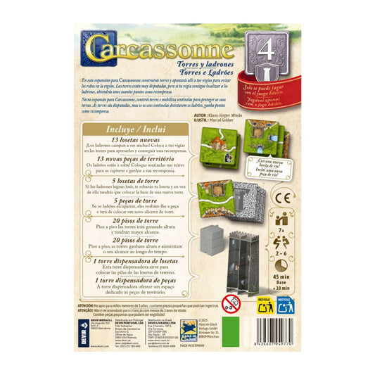 Carcassonne - Torres y Ladrones (Exp. 4)