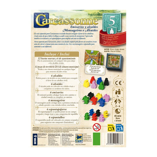 Carcassonne - Emisarios y Alcaldes (Exp. 5)