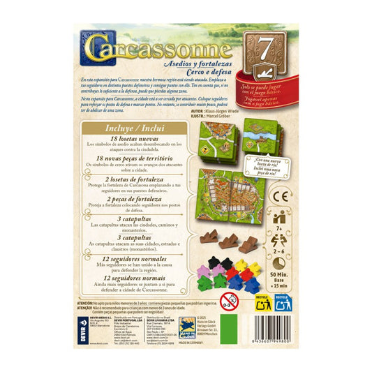 Carcassonne - Asedios y Fortalezas (Exp. 7)