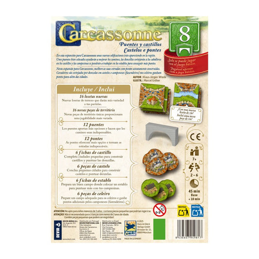 Carcassonne - Puentes y Castillos (Exp. 8)