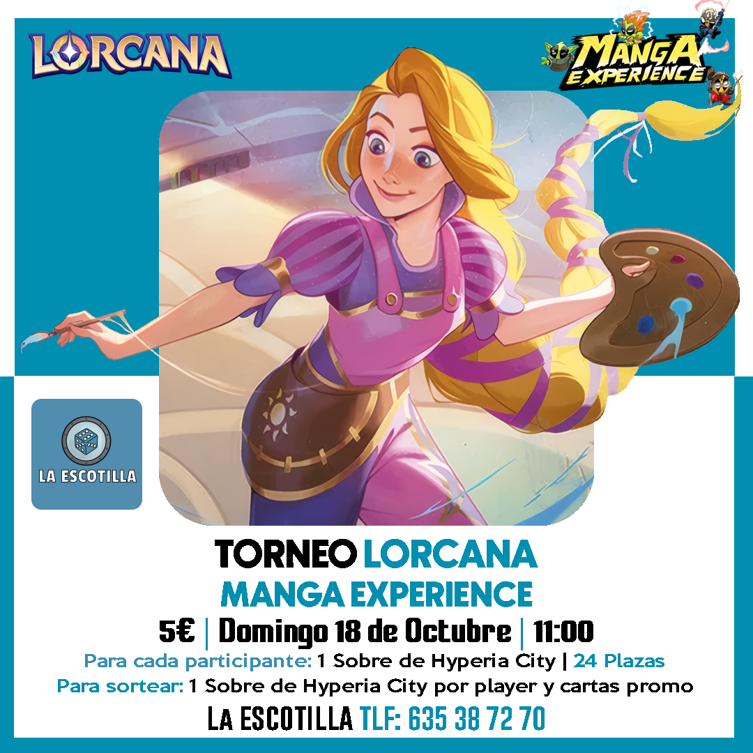 [EVENTO] Lorcana - MANGA EXPERIENCE - 18 de Octubre a las 11H