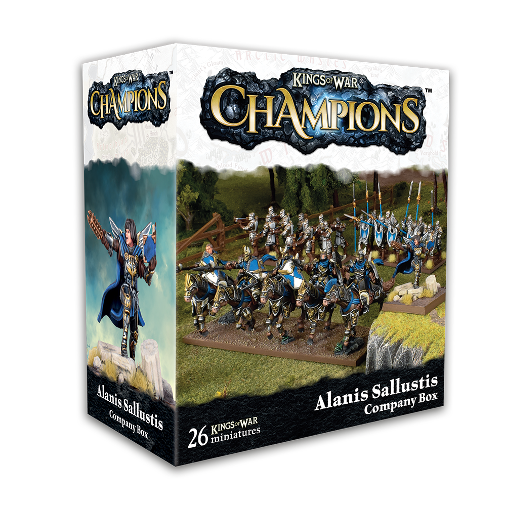 Kow Champions: Alanis Sallustis Company Box (Inglés) Kings Of War, Mantic Games