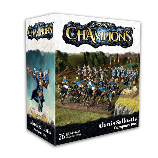Kow Champions: Alanis Sallustis Company Box (Inglés) Kings Of War, Mantic Games