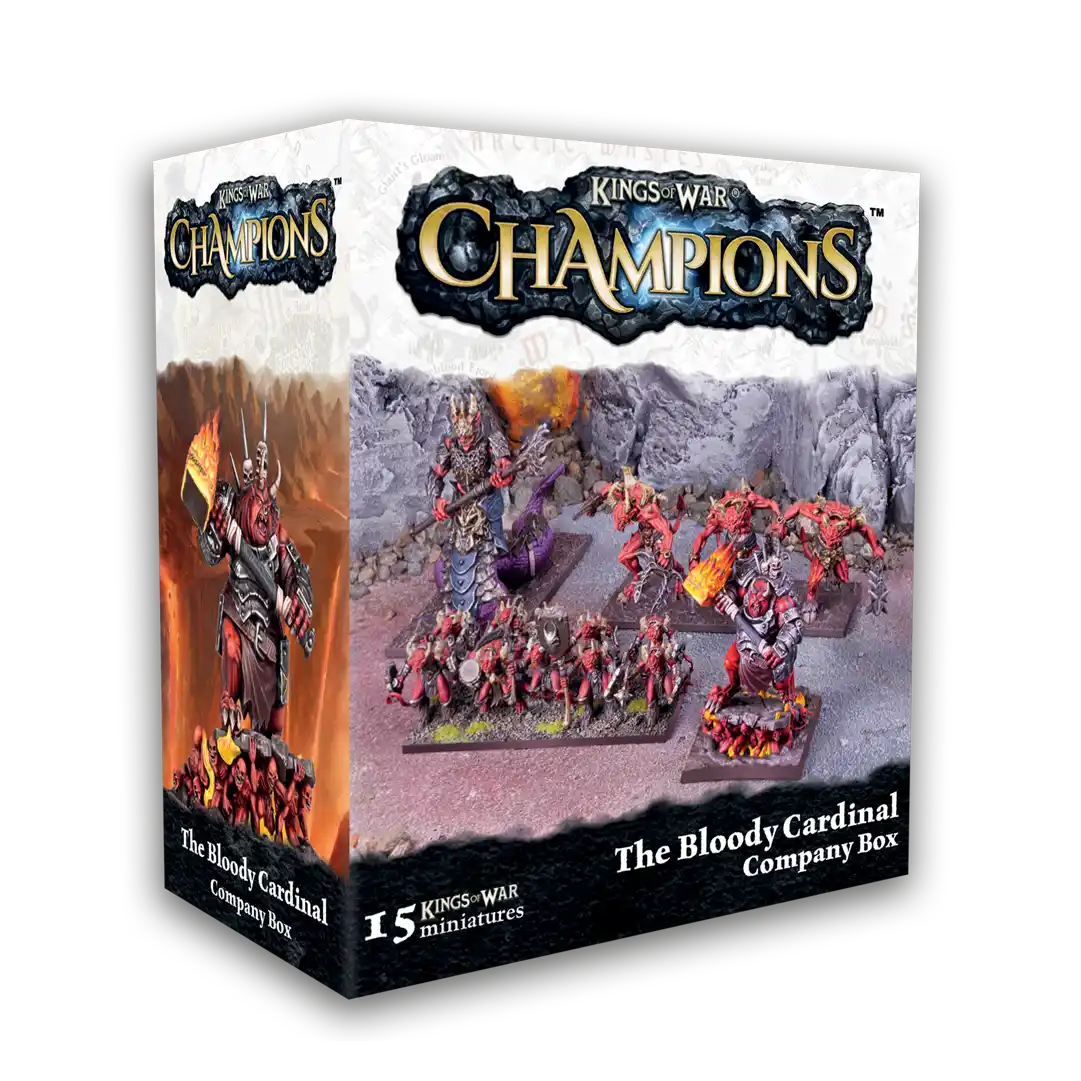 Kow Champions: The Bloody Cardinal Company Box (Inglés) Kings Of War, Mantic Games
