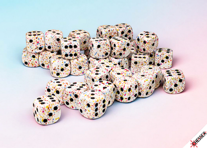 Chessex - 12mm d6 Dice Block (36 dados) - Speckled® Birthday