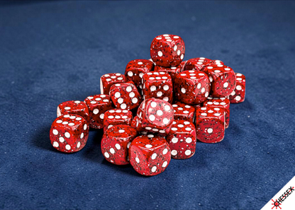 Chessex - 12mm d6 Dice Block (36 dados) - Speckled® Lava Stone