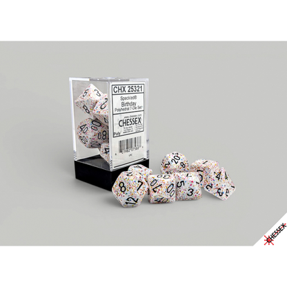 Chessex - Set de 7 dados - Speckled Birthday