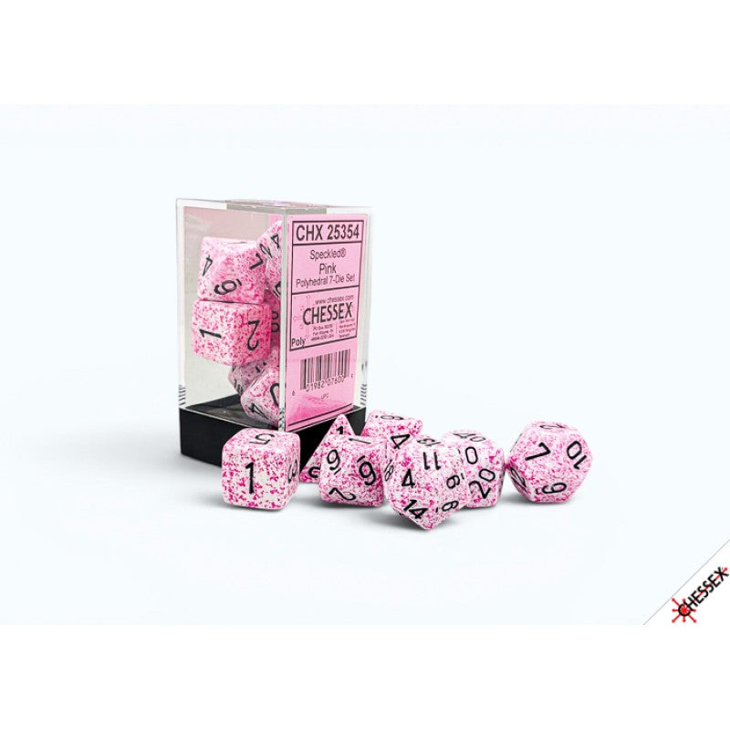 Chessex - Set de 7 dados - Speckled Pink