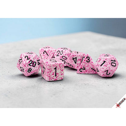 Chessex - Set de 7 dados - Speckled Pink