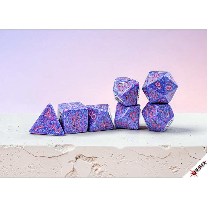 Chessex - Set de 7 dados - Speckled Purple Passion