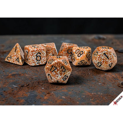 Chessex - Set de 7 dados - Speckled Rust