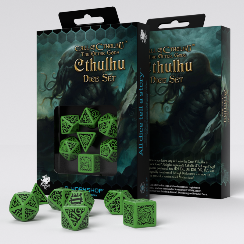 Call Of Cthulhu - The Outer Gods Cthulhu Dice Set
