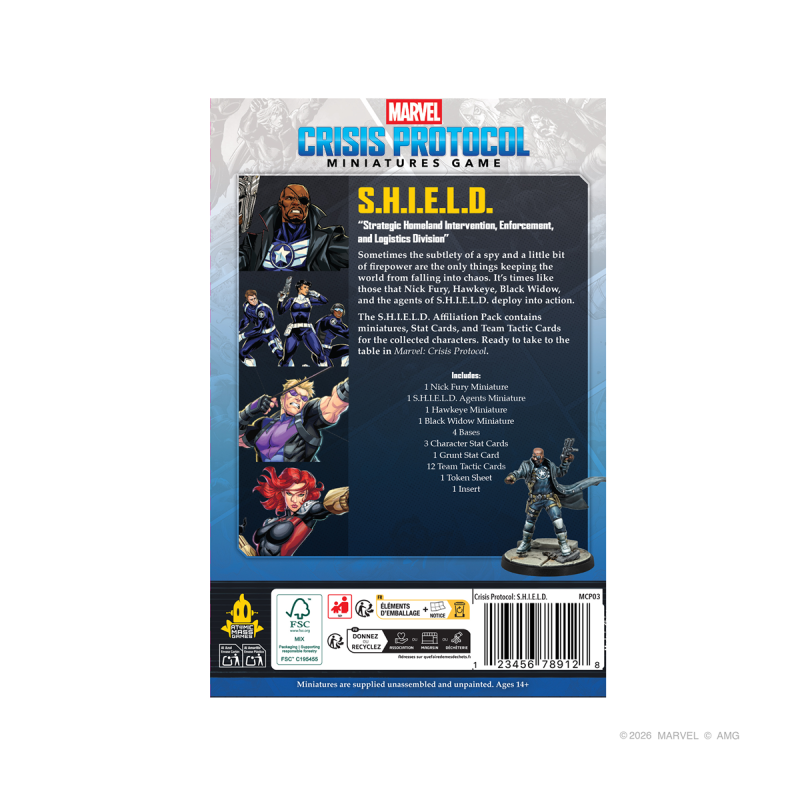 Crisis Protocol - SHIELD Affiliation Pack