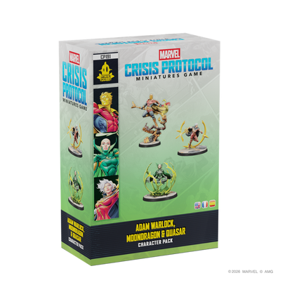 [PREPEDIDO] Crisis Protocol - Adam Warlock, Moondragon & Quasar