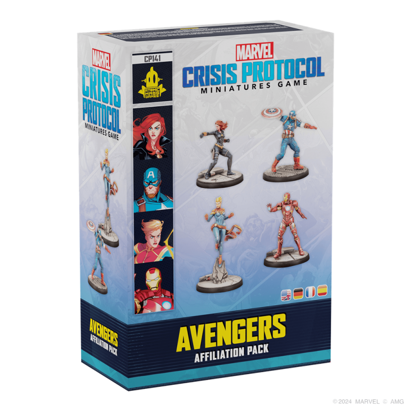 [PREPEDIDO] Crisis Protocol - Avengers Affiliation Pack