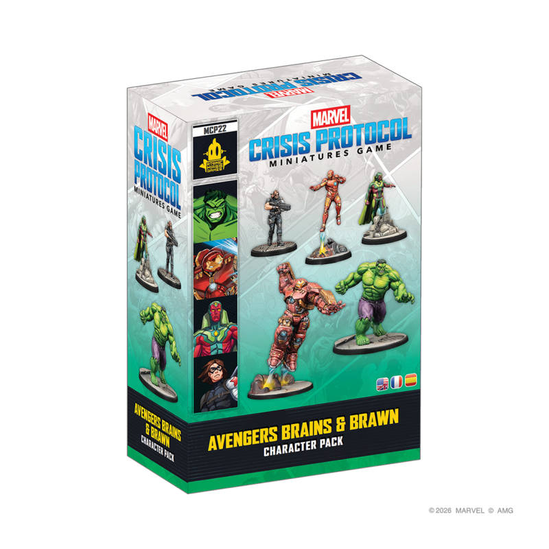 [PREPEDIDO] Crisis Protocol - Avengers Brains & Brawn