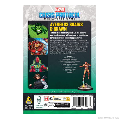 [PREPEDIDO] Crisis Protocol - Avengers Brains & Brawn