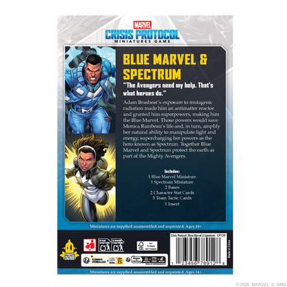 [PREPEDIDO] Crisis Protocol - Blue Marvel & Spectrum
