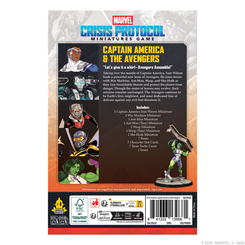 [PREPEDIDO] Crisis Protocol - Captain America & the Avengers