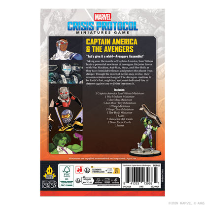 [PREPEDIDO] Crisis Protocol - Captain America & the Avengers