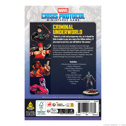 [PREPEDIDO] Crisis Protocol - Criminal Underworld Character Pack