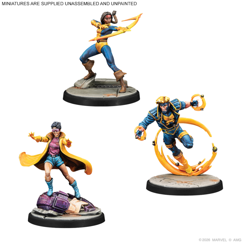 [PREPEDIDO] Crisis Protocol - Dani Moonstar, Jubilee, Multiple Man & Havok