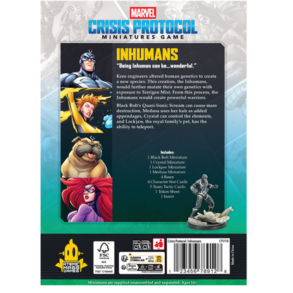 [PREPEDIDO] Crisis Protocol - Inhumans Affiliation Pack