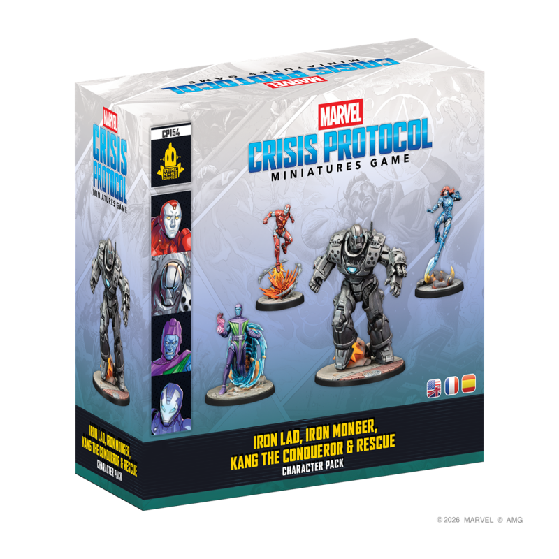 [PREPEDIDO] Crisis Protocol - Iron Lad, Iron Monger, Kang the Conqueror & Rescue