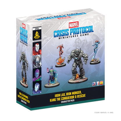 [PREPEDIDO] Crisis Protocol - Iron Lad, Iron Monger, Kang the Conqueror & Rescue