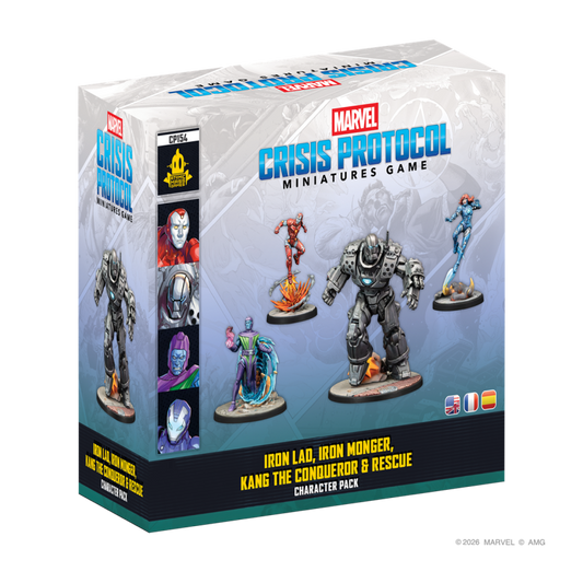 [PREPEDIDO] Crisis Protocol - Iron Lad, Iron Monger, Kang the Conqueror & Rescue