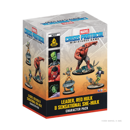 [PREPEDIDO] Crisis Protocol - Leader, Red Hulk & Sensational She-Hulk