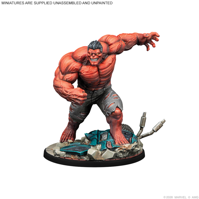 [PREPEDIDO] Crisis Protocol - Leader, Red Hulk & Sensational She-Hulk