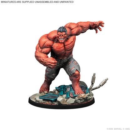 [PREPEDIDO] Crisis Protocol - Leader, Red Hulk & Sensational She-Hulk