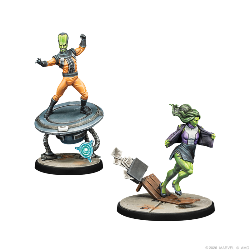 [PREPEDIDO] Crisis Protocol - Leader, Red Hulk & Sensational She-Hulk