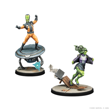 [PREPEDIDO] Crisis Protocol - Leader, Red Hulk & Sensational She-Hulk