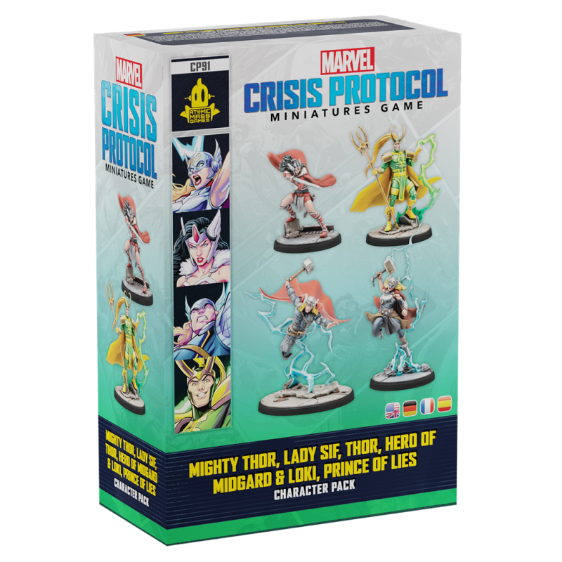 Crisis Protocol - Mighty Thor, Lady Sif, Thor & Loki